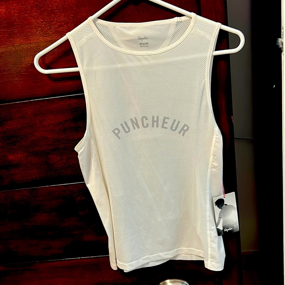 Rapha souplesse mesh base layer sleeveless women medium white NWT